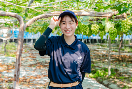 果樹専攻実習の様子画像